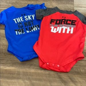 2 Under Armour Onesies